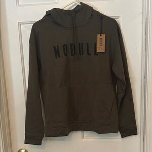 NOBULL Dark Olive Pullover Hoodie Activewear Size Small